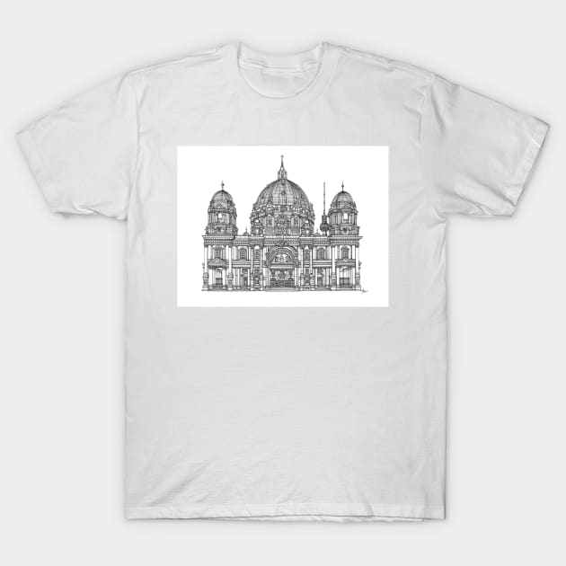 Berlin Dom T-Shirt by valery in the gallery
